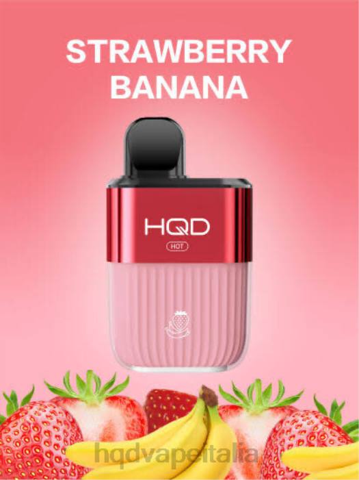 HQD Order Online | HQD HOT 5000 sbuffi banane alla fragola PHJ669