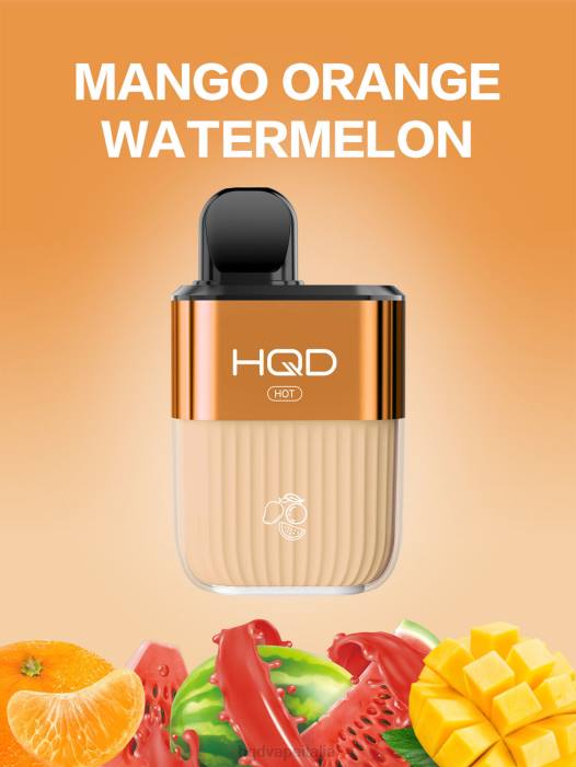 HQD Vape Price | HQD HOT 5000 sbuffi anguria mango arancione PHJ660