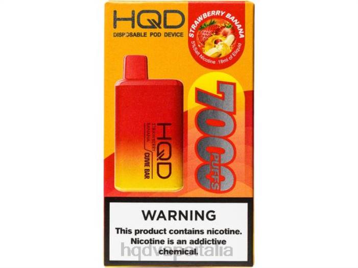 Best HQD Flavor | HQD CUVIE BAR monouso banane alla fragola PHJ6253