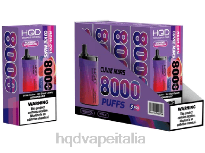 Best HQD Flavor | HQD CUVIE MARS monouso anguria al lampone PHJ6243