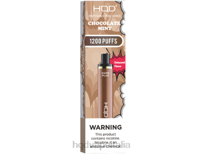 Best HQD Flavor | HQD CUVIE PLUS vaporizzatore usa e getta menta al cioccolato PHJ6153