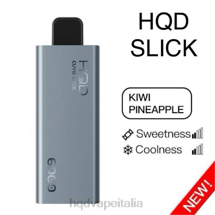 Best HQD Flavor | HQD CUVIE SLICK 6000 sbuffi kiwi ananas liscio PHJ623