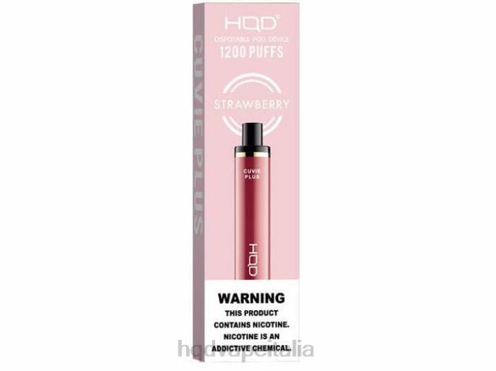 HQD Sigaretta Elettronica | HQD CUVIE PLUS vaporizzatore usa e getta fragola PHJ6252
