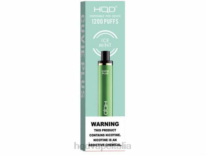 HQD Sigaretta Elettronica | HQD CUVIE PLUS vaporizzatore usa e getta menta ghiacciata PHJ6202
