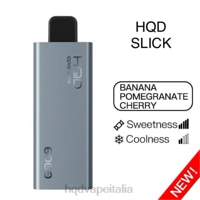 HQD Sigaretta Elettronica | HQD CUVIE SLICK 6000 sbuffi ciliegia melograno banana liscia PHJ622