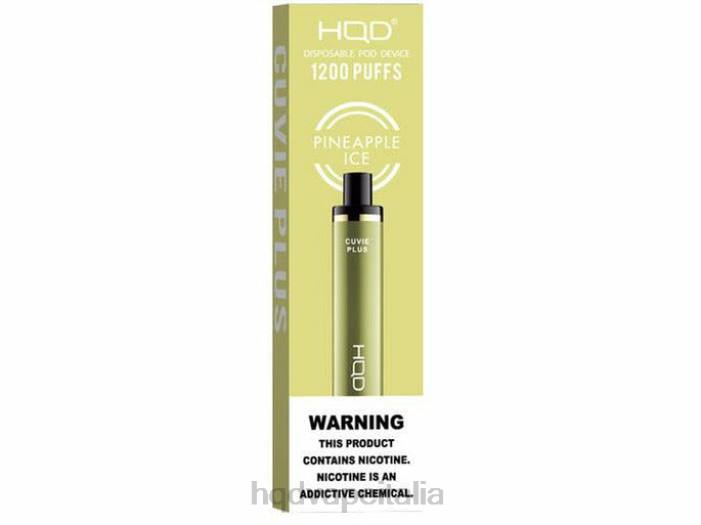 HQD Sigarette Prezzo | HQD CUVIE PLUS vaporizzatore usa e getta ghiaccio all\'ananas PHJ6234