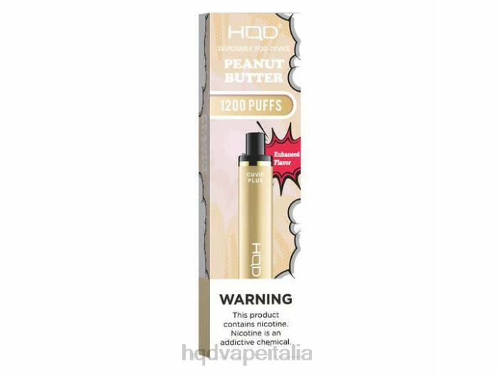 HQD Vape Italia | HQD CUVIE PLUS vaporizzatore usa e getta burro di arachidi PHJ6231