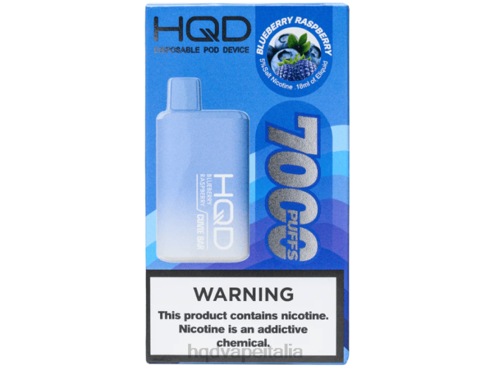 HQD Vape Online Shop | HQD CUVIE BAR monouso lampone mirtillo PHJ6145