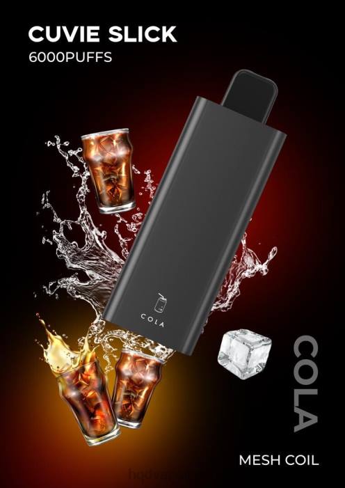 HQD Vape Online Shop | HQD CUVIE SLICK 6000 sbuffi Cola liscia PHJ625