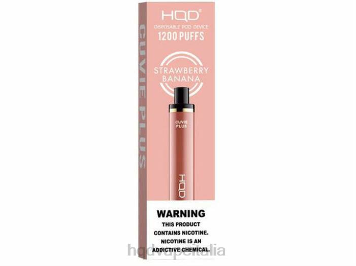 HQD Vape Roma | HQD CUVIE PLUS vaporizzatore usa e getta banane alla fragola PHJ6256