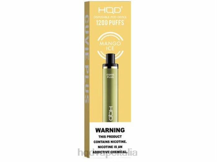 HQD Vape Roma | HQD CUVIE PLUS vaporizzatore usa e getta ghiaccio al mango PHJ6216