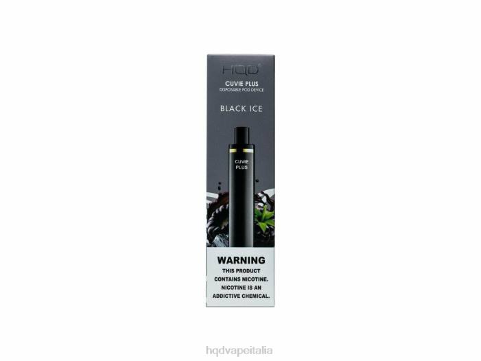 HQD Vape Roma | HQD CUVIE PLUS vaporizzatore usa e getta ghiaccio nero PHJ6136