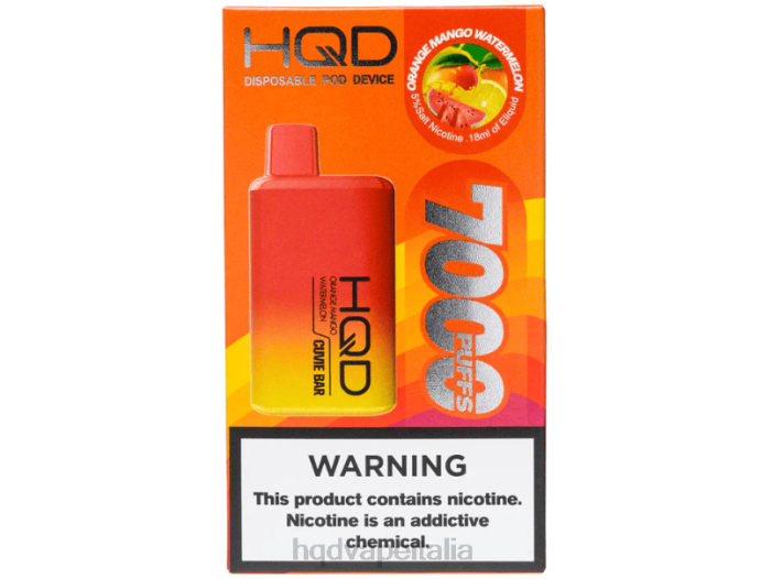HQD Vapes For Sale | HQD CUVIE BAR monouso anguria mango arancione PHJ6227