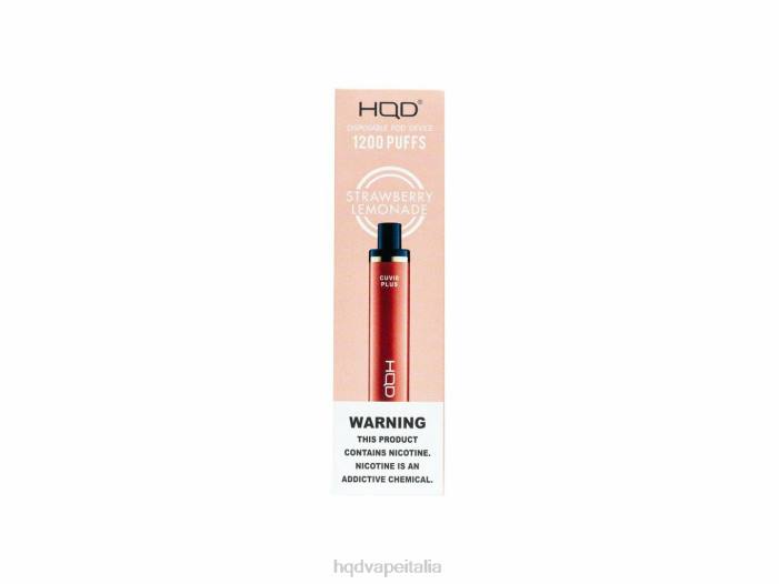 HQD Vapes For Sale | HQD CUVIE PLUS vaporizzatore usa e getta limonata alla fragola PHJ6257