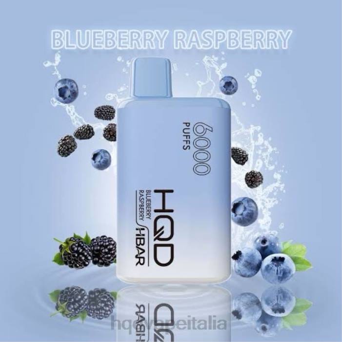 Best HQD Flavor | HQD HBAR 6000 sbuffi lampone mirtillo PHJ643
