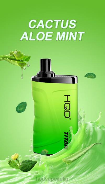 HQD Sigaretta Elettronica | HQD TITAN 7000 sbuffi menta aloe cactus PHJ62
