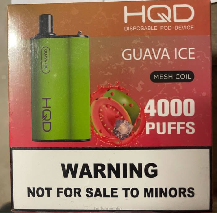 HQD Order Online | HQD BOX 4000 sbuffi ghiaccio di guava PHJ6109
